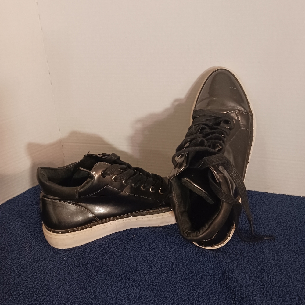 Sixtyseven Black EDGY Embellished Sneakers 38/7.5